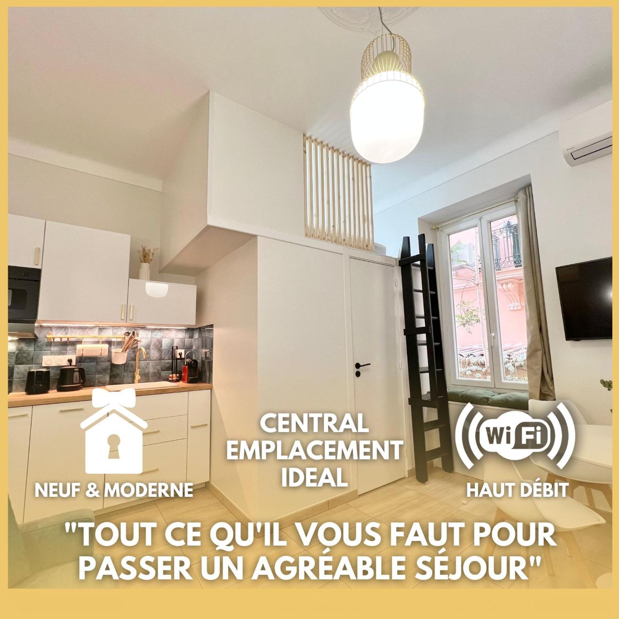 Appartements Neuf - Frontiere De Monaco - Clim - Wifi Cap-d'Ail Exterior photo