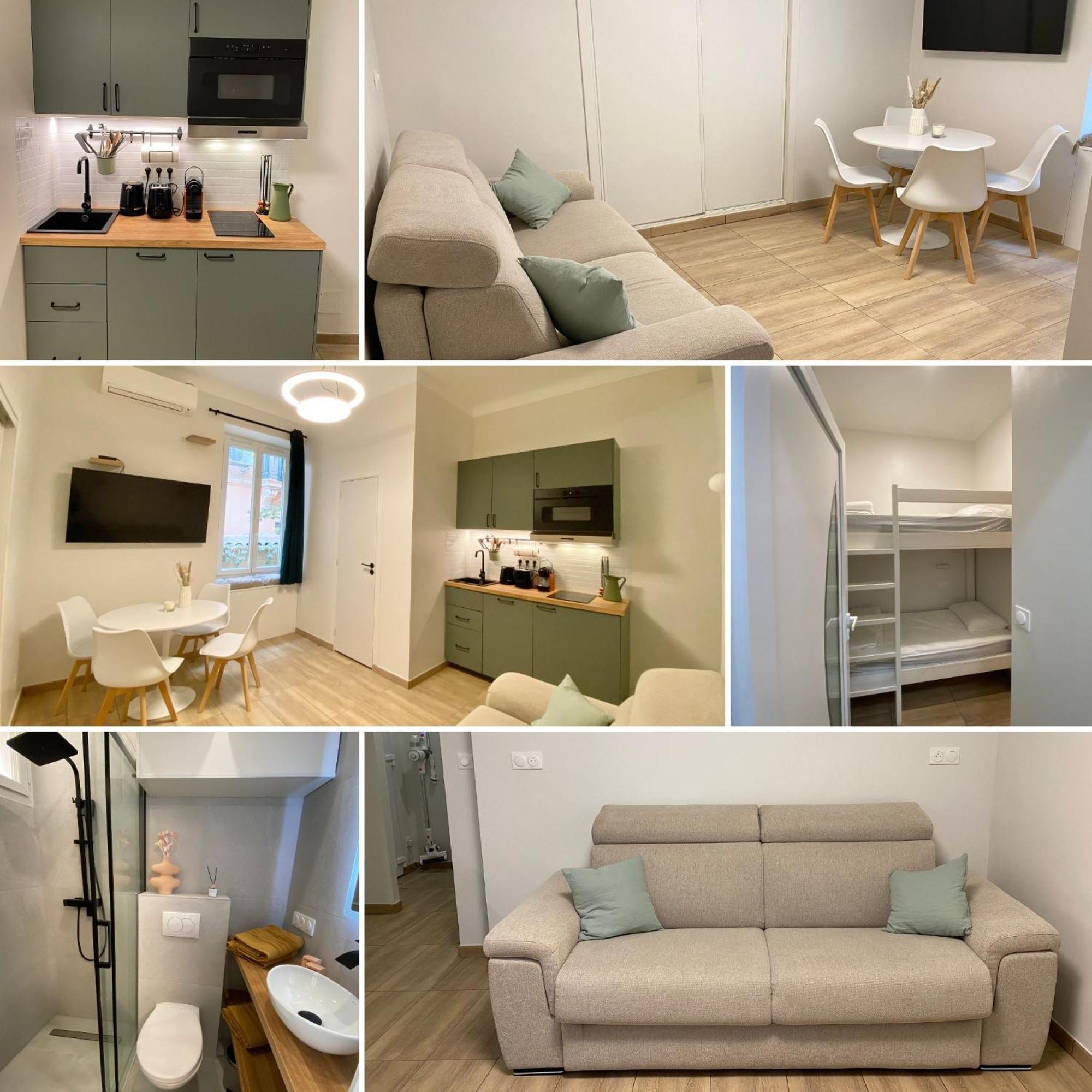Appartements Neuf - Frontiere De Monaco - Clim - Wifi Cap-d'Ail Exterior photo